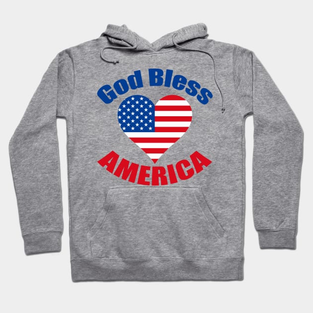 God Bless America Hoodie by epiclovedesigns